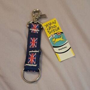 NWT Yellow Dog Design Union Jack Keychain